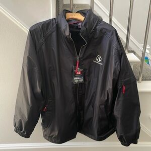 Stormtech men’s windbreaker jacket XL H2xtreame black coat waterproof NWT